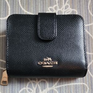 Coach Black Leather Wallet
